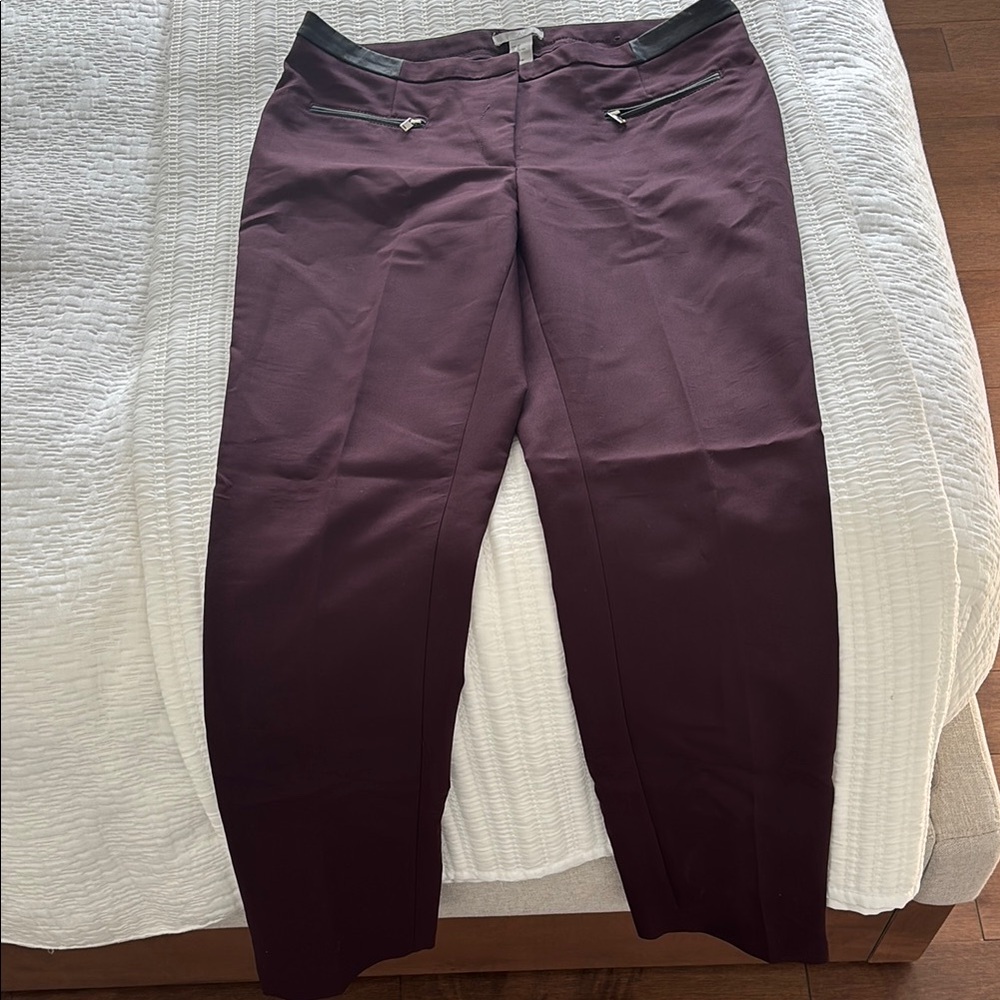 H&M Deep Purple Trousers